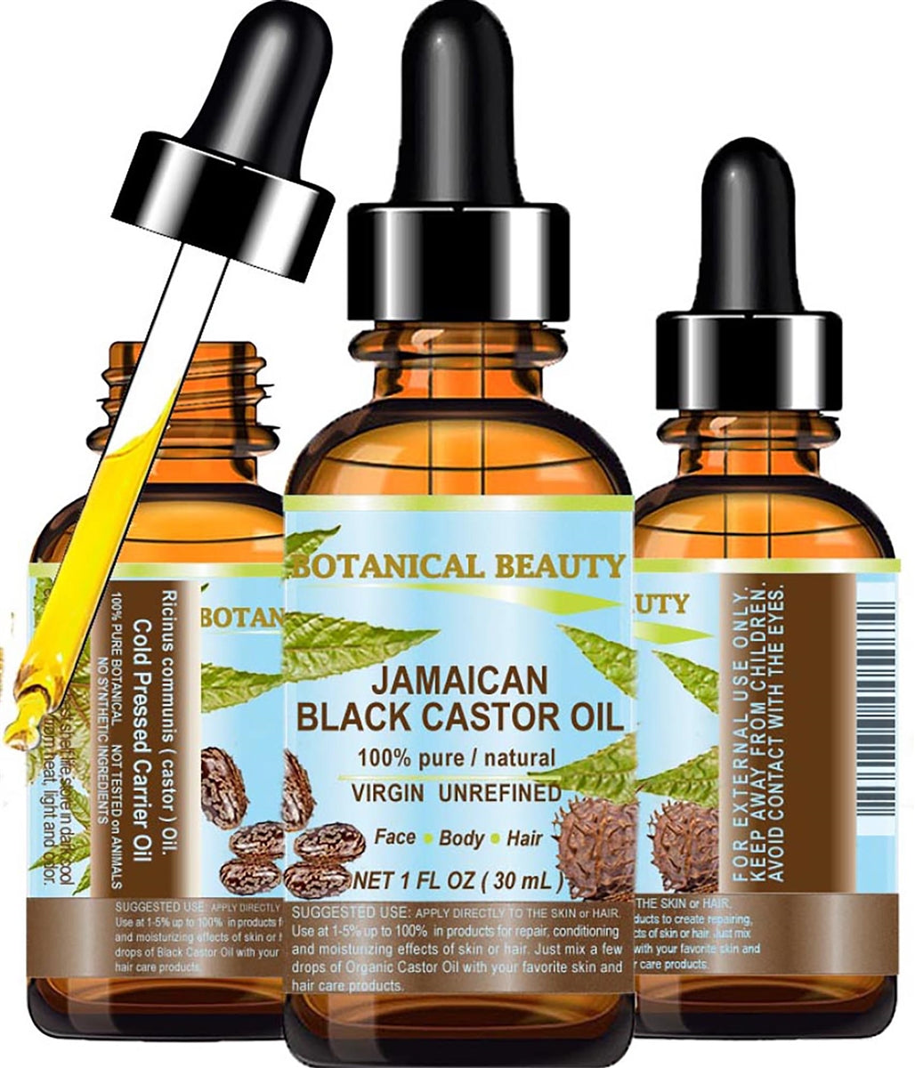 Aceite de ricino negro de Jamaica