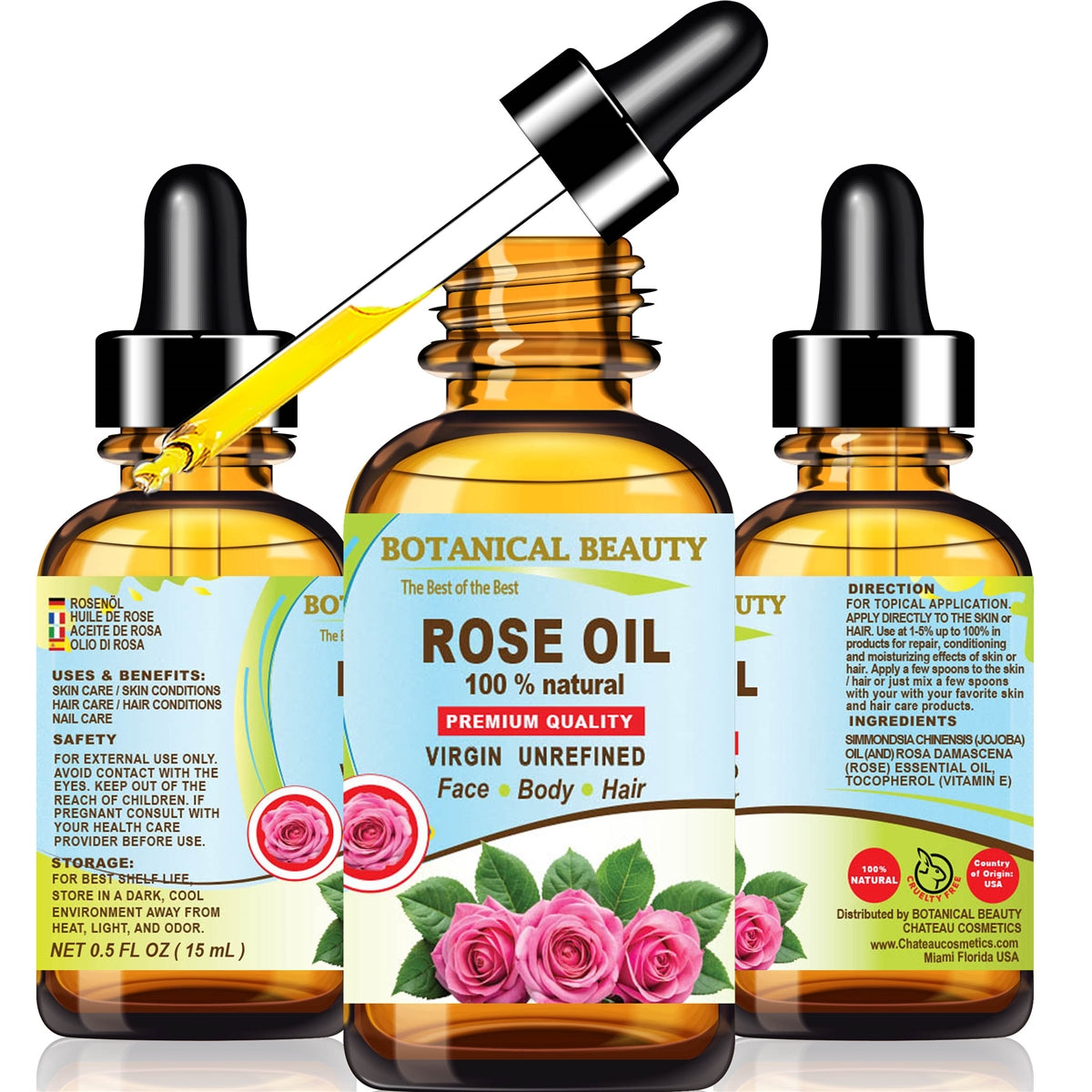 Aceite de rosa