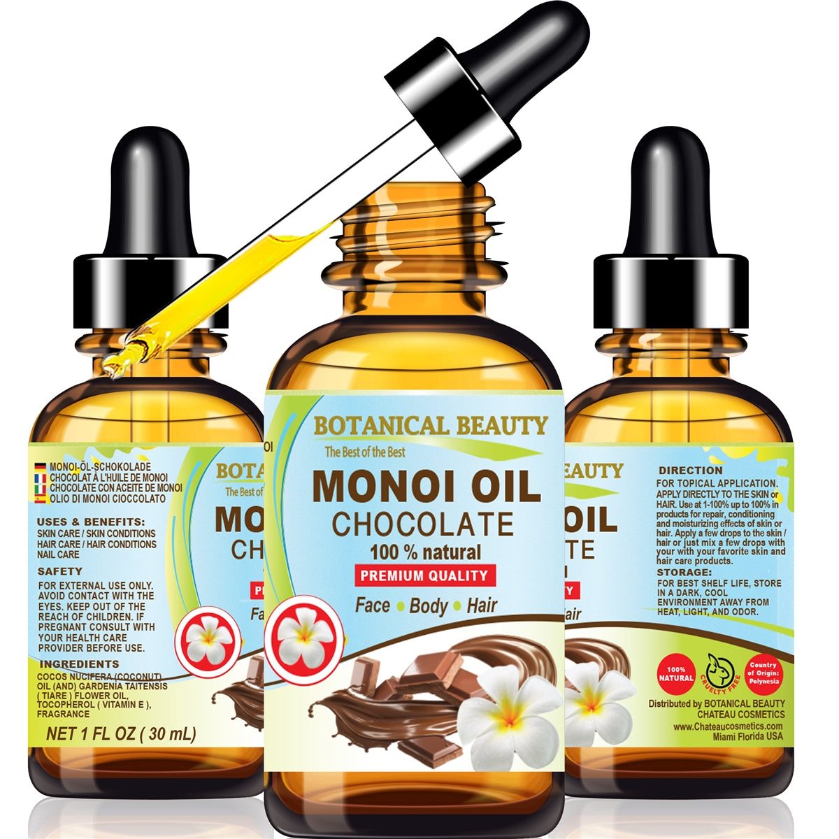Chocolate con aceite de monoï
