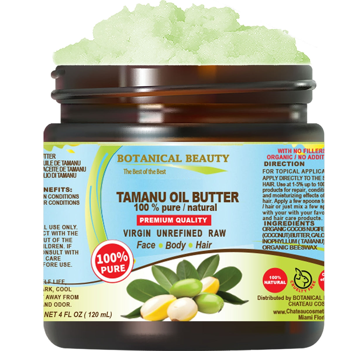 Mantequilla de aceite de tamanu
