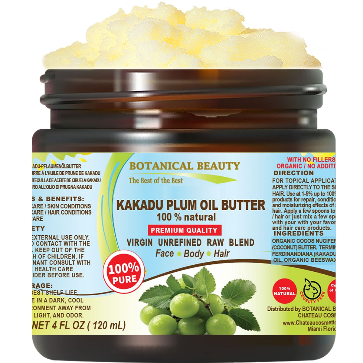Mantequilla de aceite de ciruela Kakadu