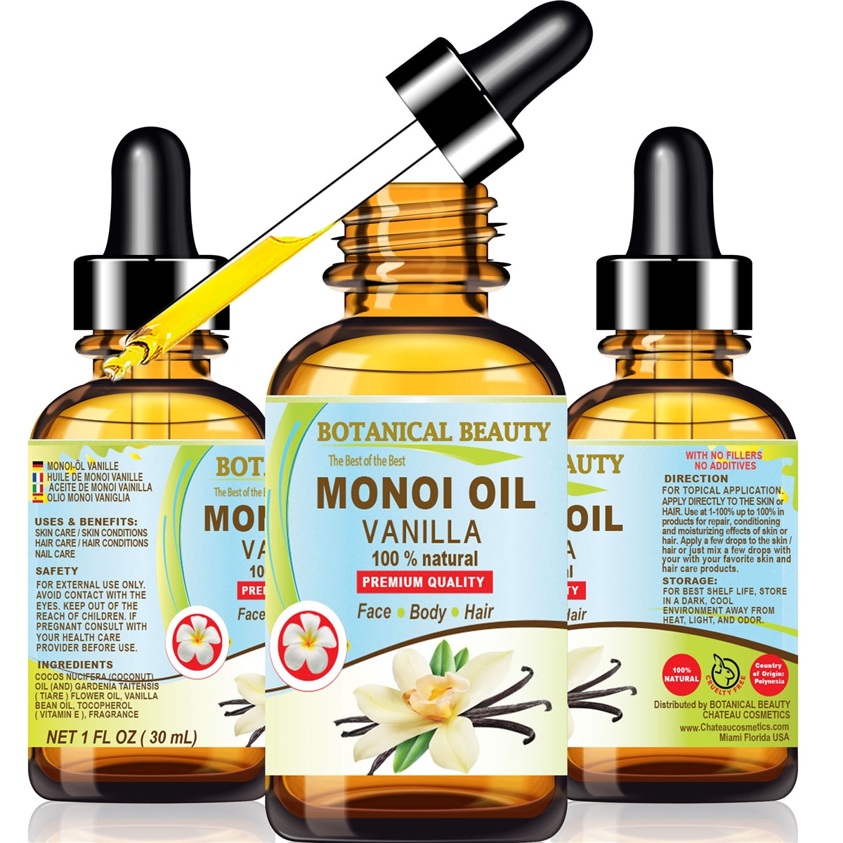 Aceite de Monoï Vainilla