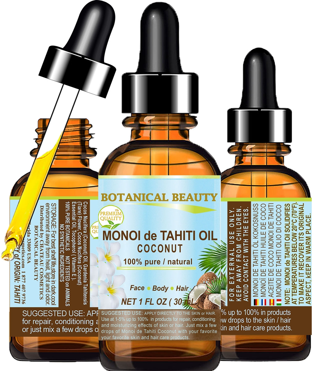 Aceite de Monoï de Tahití y Coco