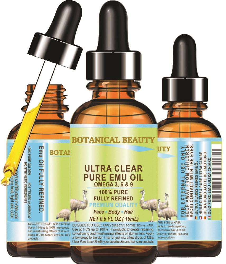 Aceite de emú puro ultra transparente