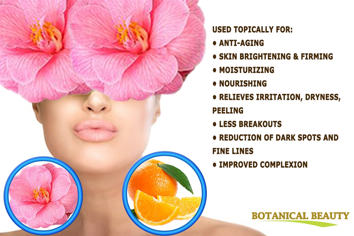 Aceite facial de camelia con vitamina C