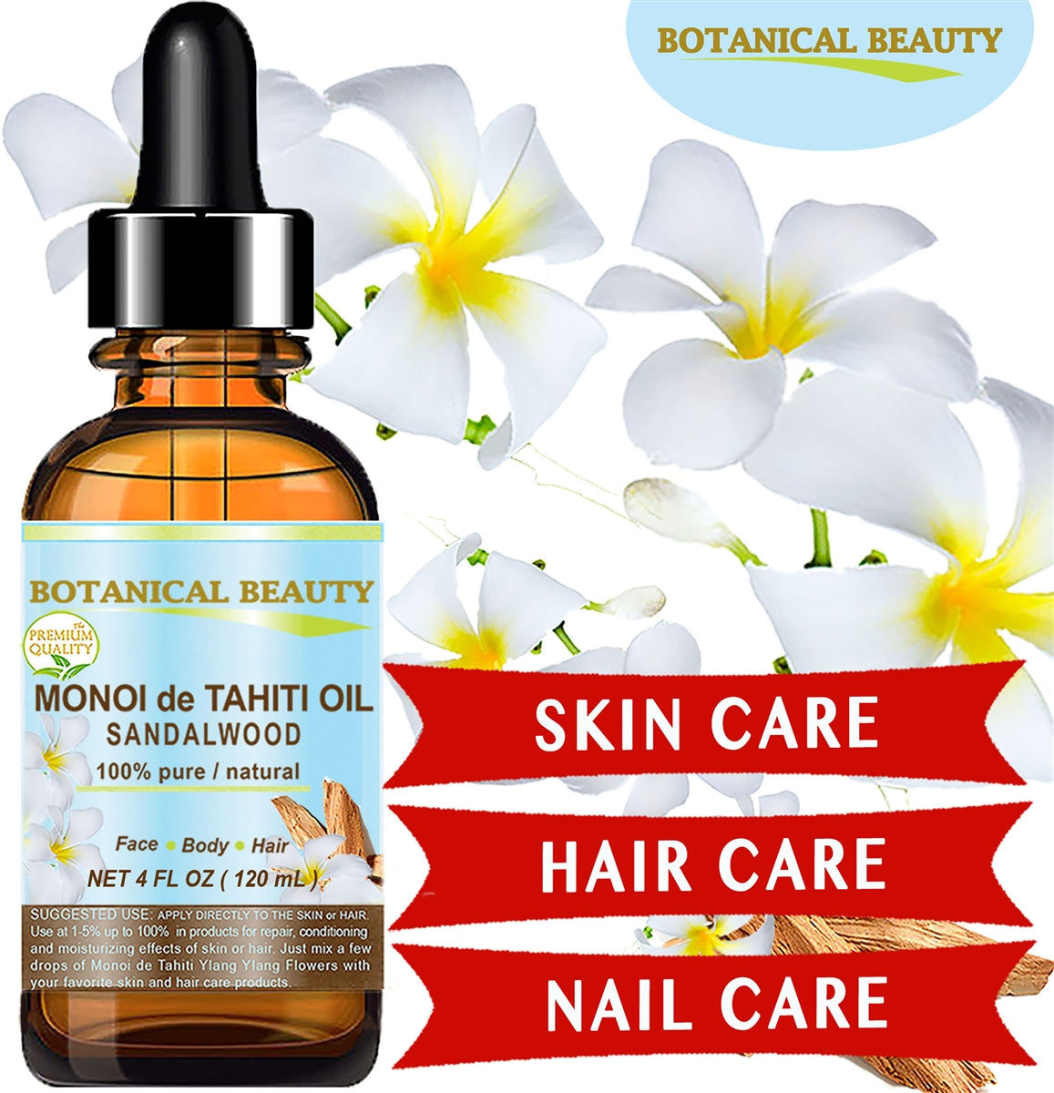 Aceite Monoï de Tahití Sándalo