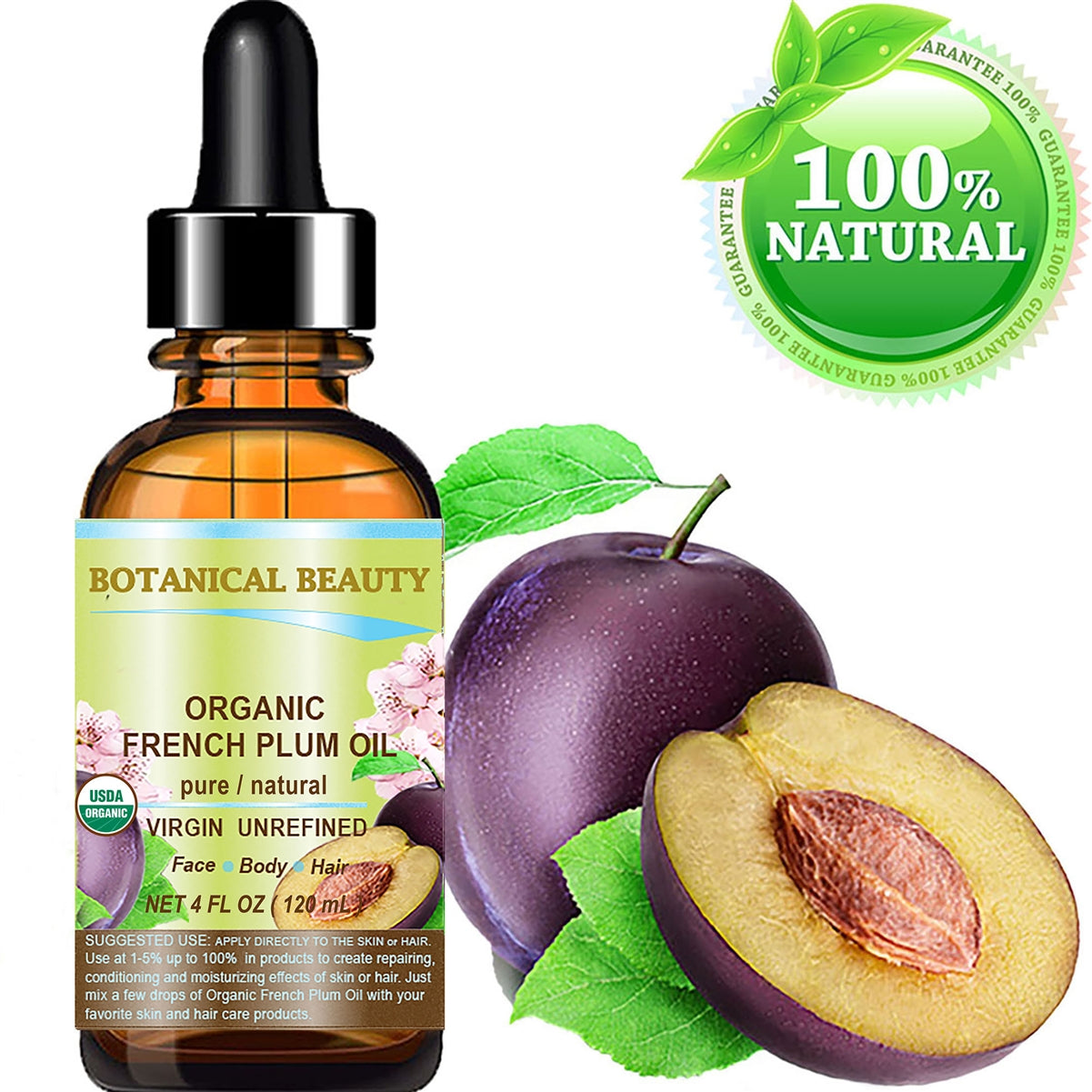 Aceite de ciruela francesa orgánico