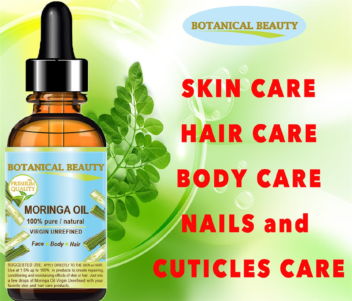 Aceite de moringa virgen del Himalaya