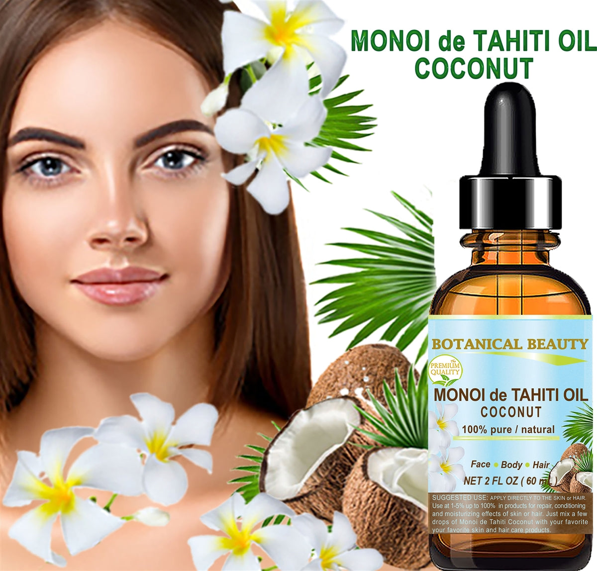 Aceite de Monoï de Tahití y Coco