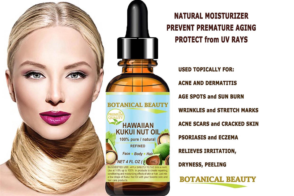 Aceite de nuez de Kukui hawaiano refinado