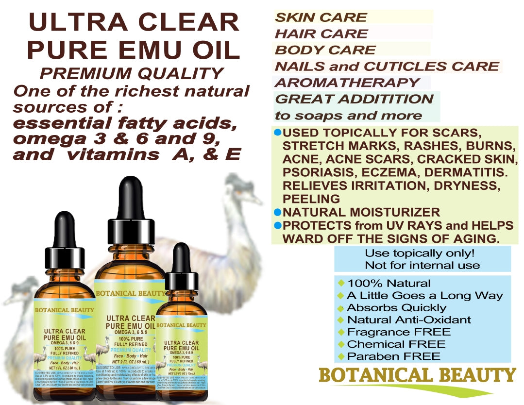 Aceite de emú puro ultra transparente