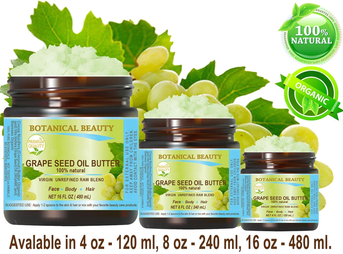 Mantequilla de aceite de semilla de uva