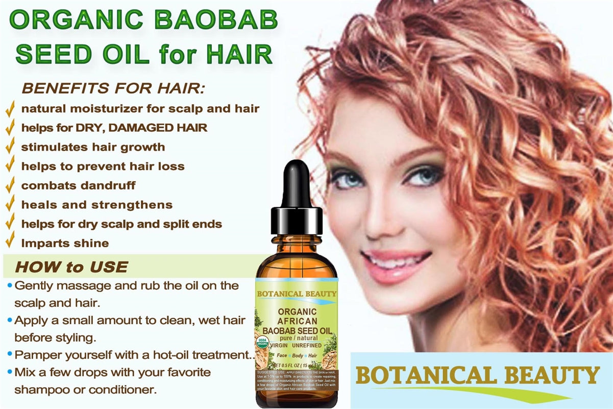 Aceite de semilla de baobab africano orgánico