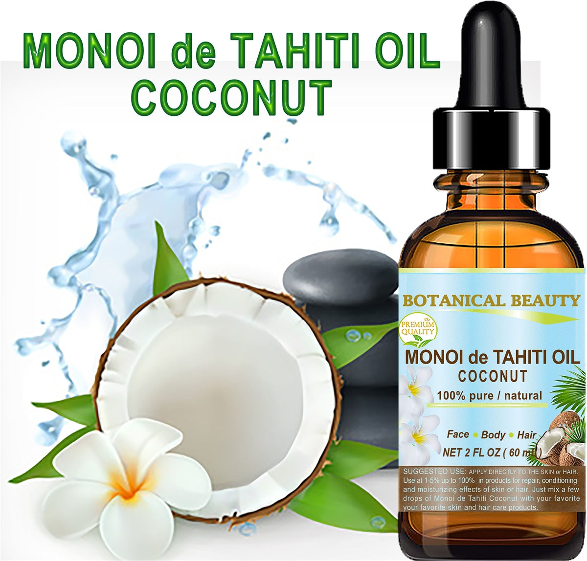 Aceite de Monoï de Tahití y Coco