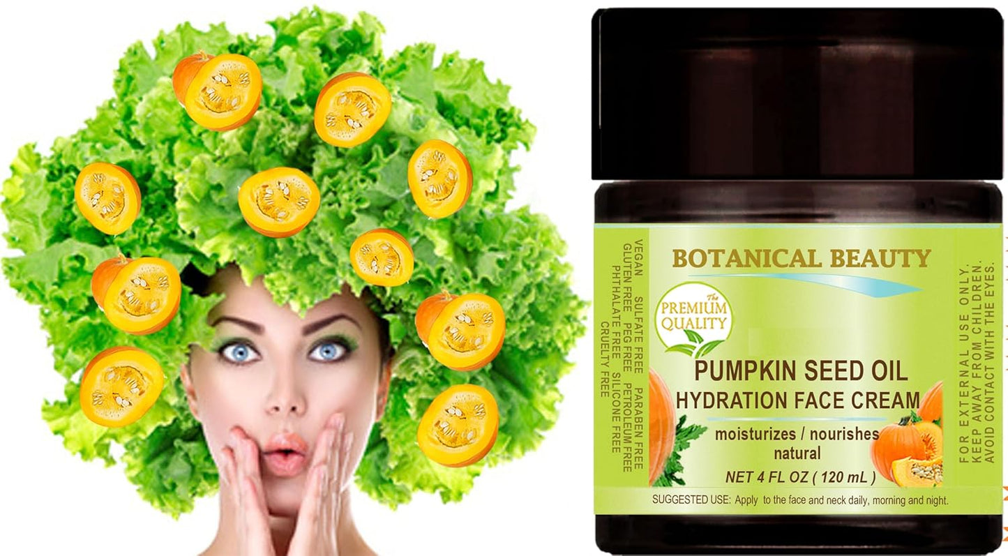 Crema hidratante facial con semillas de calabaza
