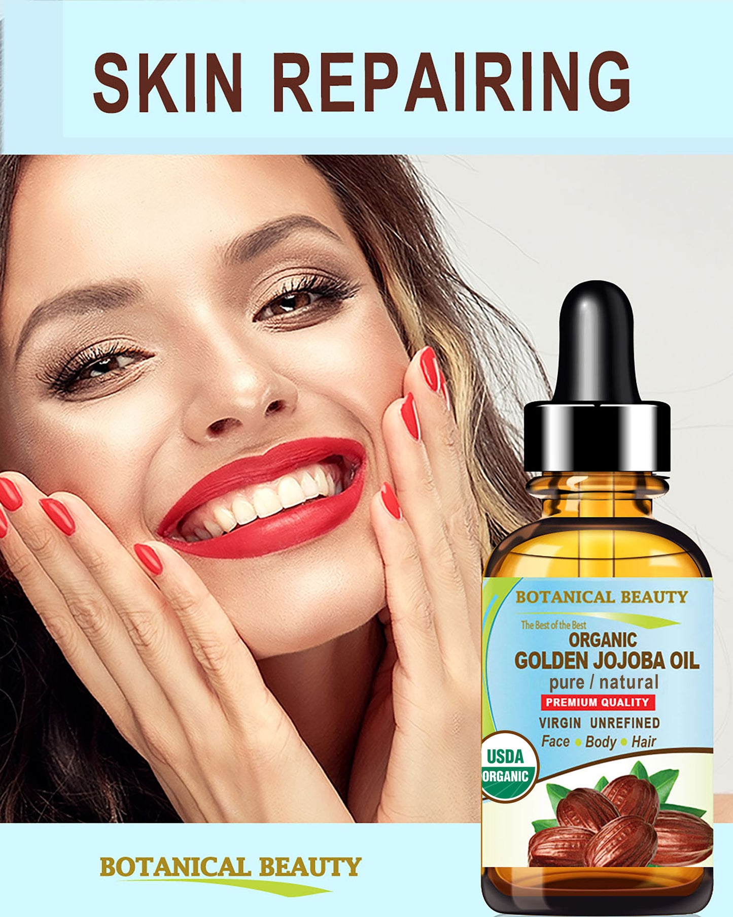 Aceite de jojoba dorado orgánico