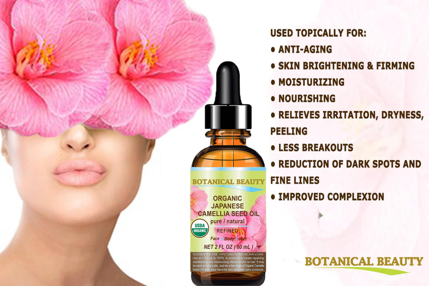Organic Japanese Camellia Seed Oil