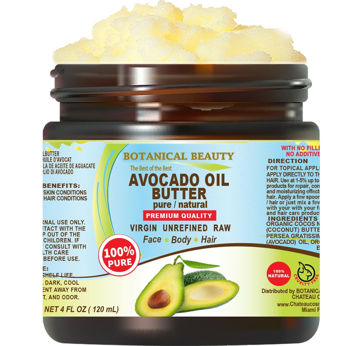 Mantequilla de aceite de aguacate