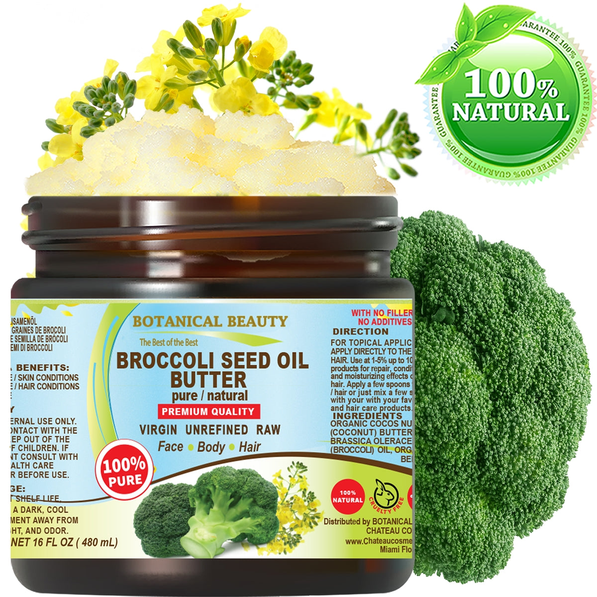 Mantequilla con aceite de semilla de brócoli