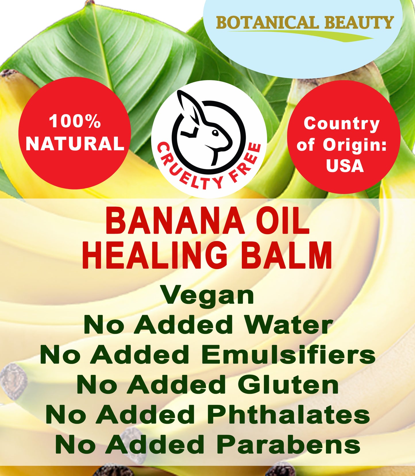 Banana Oil Healing Balm Salve