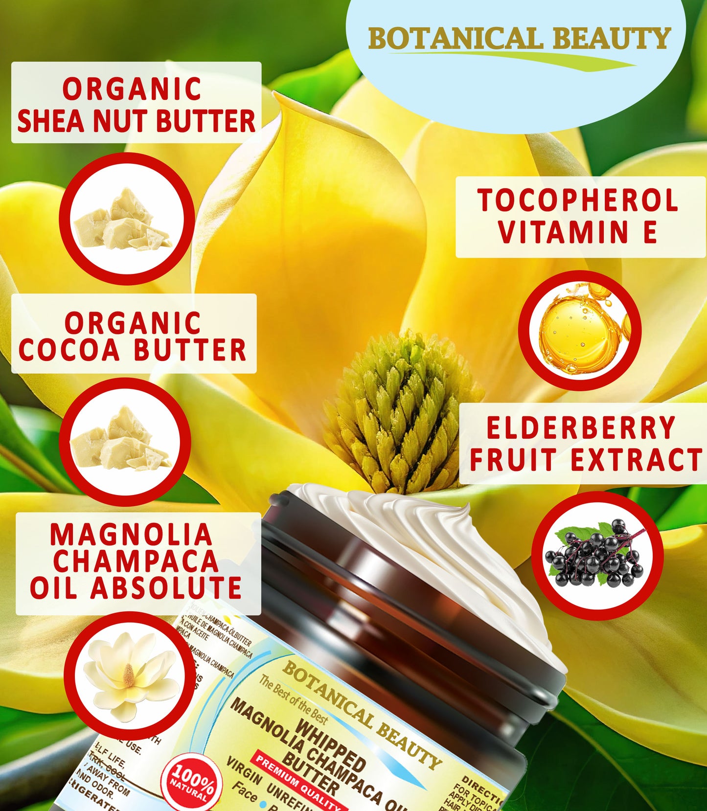 Whipped Magnolia Champaca Oil Butter