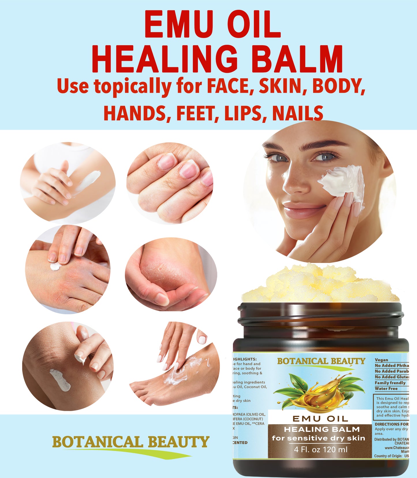Emu Oil Healing Balm Salve