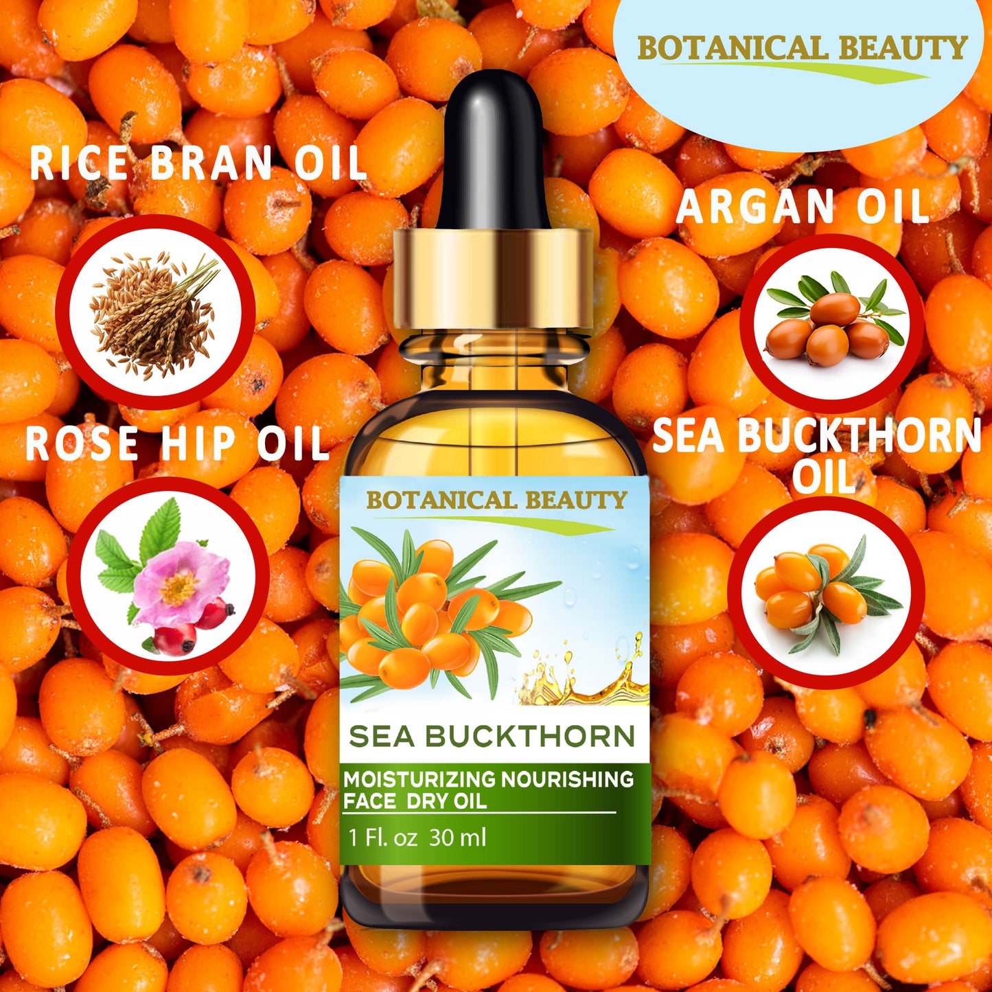Crema hidratante facial con aceite de rosa mosqueta