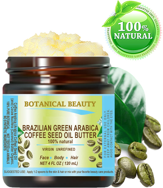 Mantequilla de aceite de semilla de café arábico verde brasileño