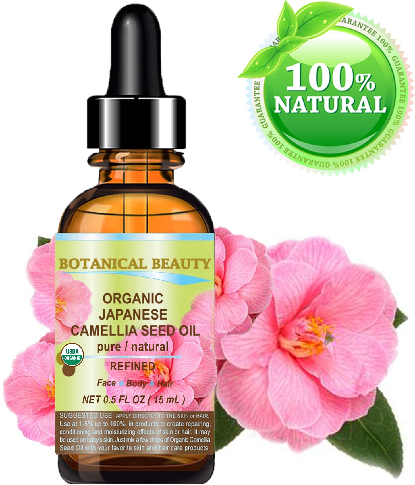 Organic Japanese Camellia Seed Oil