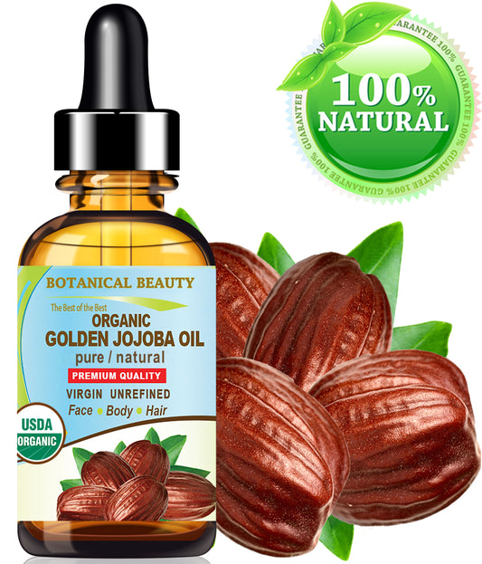 Aceite de jojoba dorado orgánico