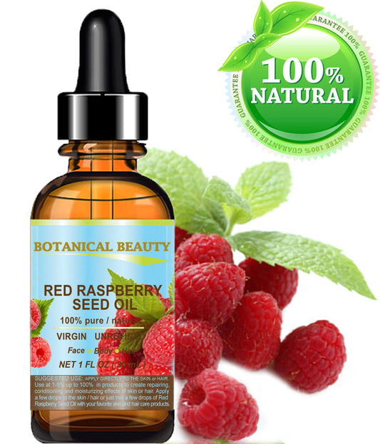 Aceite de semilla de frambuesa roja