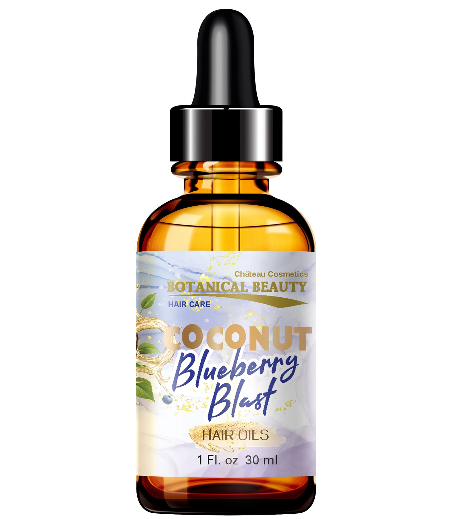 Coconut Blueberry Blast Hair Oils 1 Fl Oz - 30 ml.