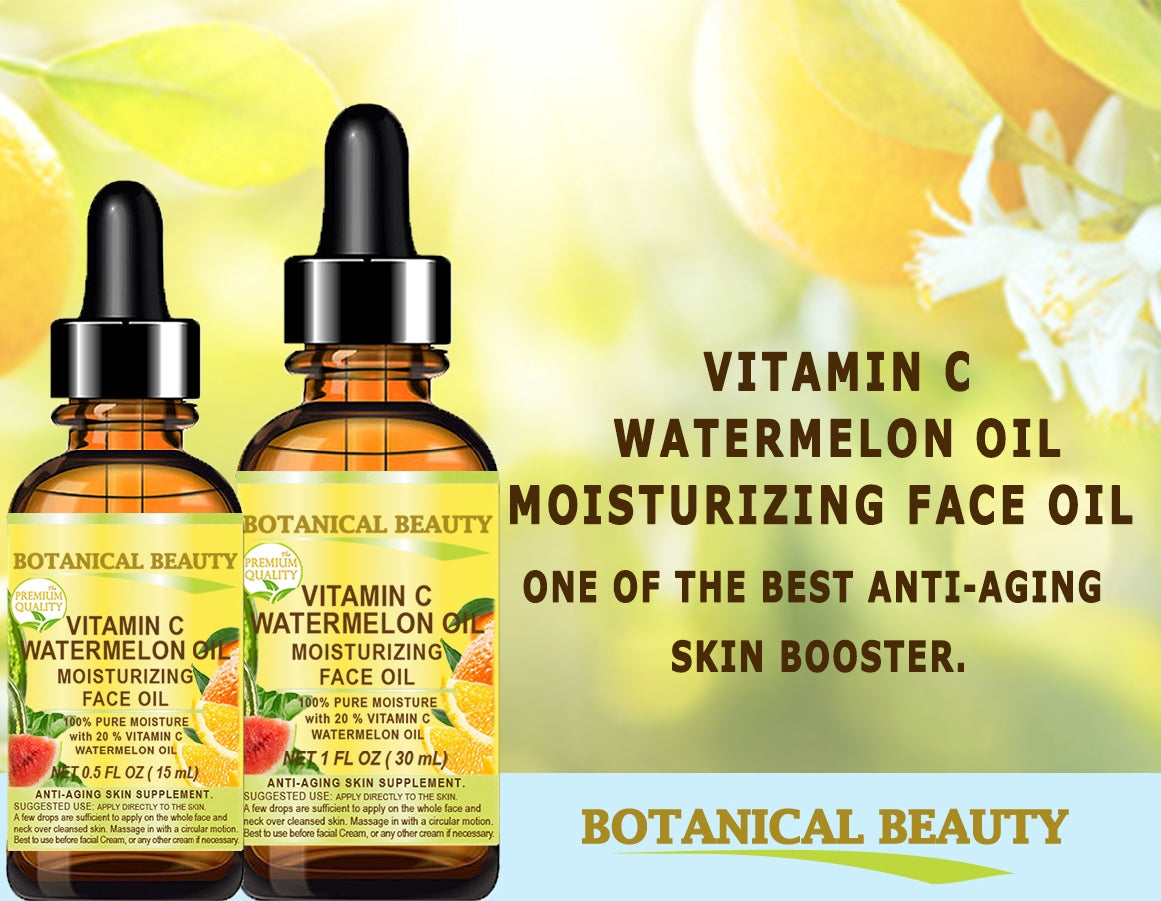 Aceite facial de sandía con vitamina C