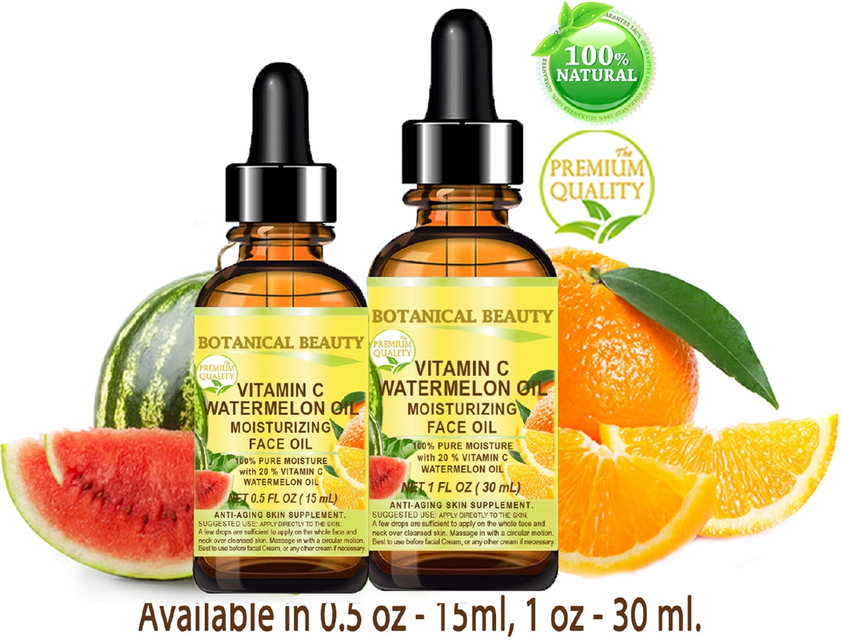 Aceite facial de sandía con vitamina C