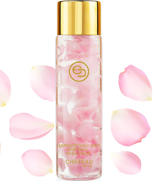 Tónico facial hidratante con pétalos de rosa de oro de 24 quilates Absolute Gold