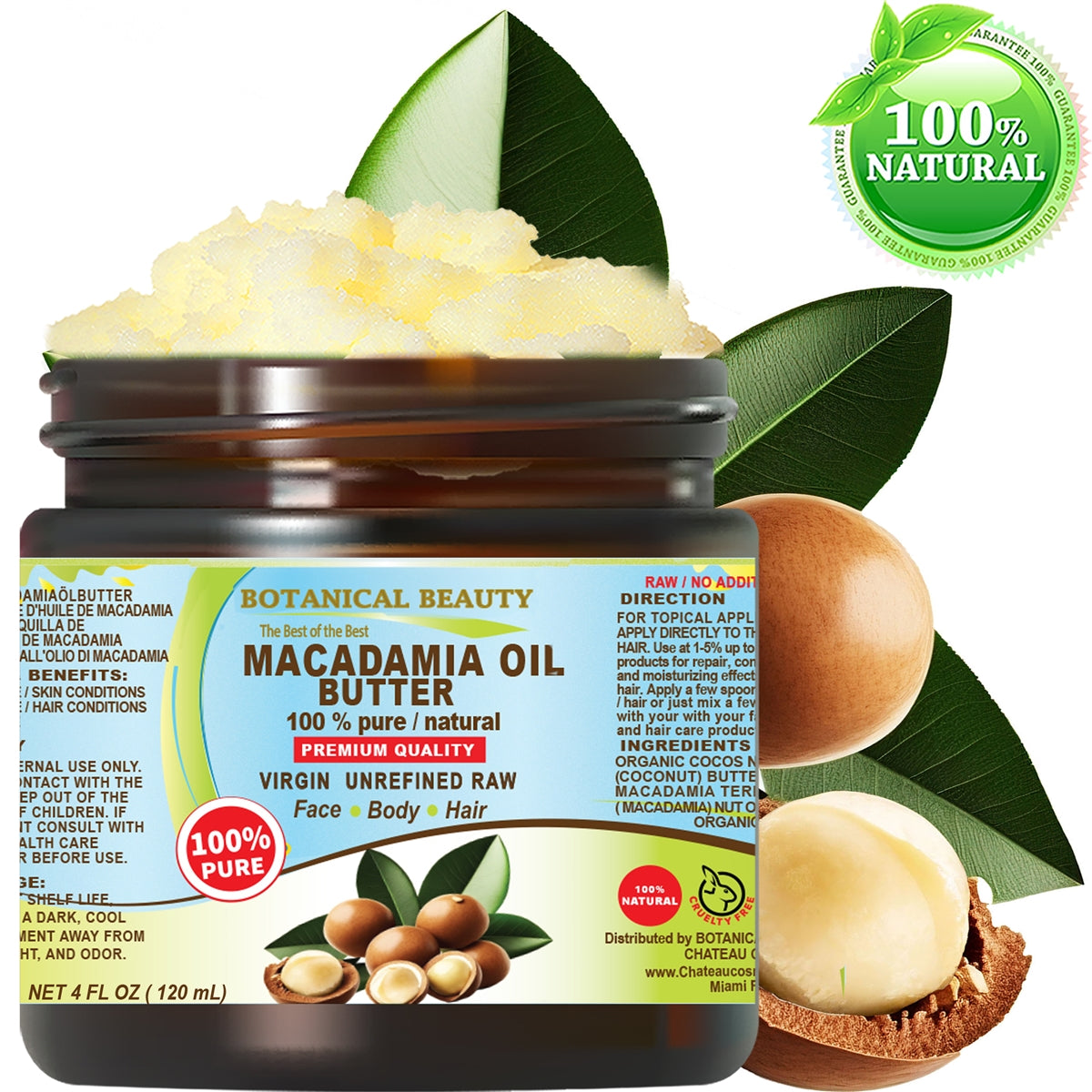 Macadamia Oil Butter