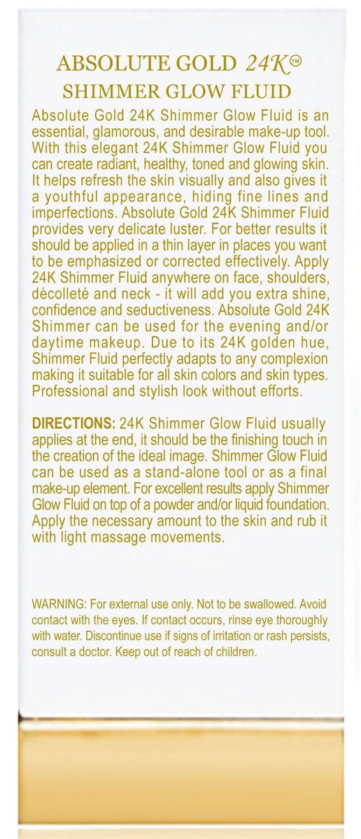 Absolute Gold 24K Shimmer Glow Fluid