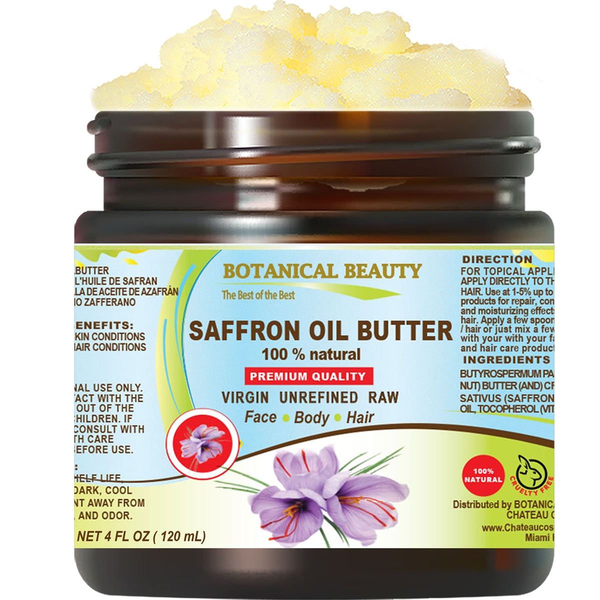 Saffron Oil Butter