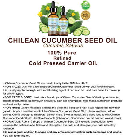 Chilean Cucumber Seed Oil Refined