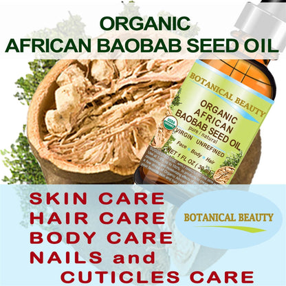 Organic African Baobab Seed Oil