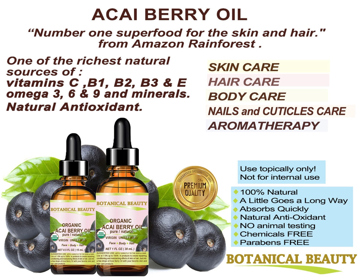 Organic Acai Berry Oil