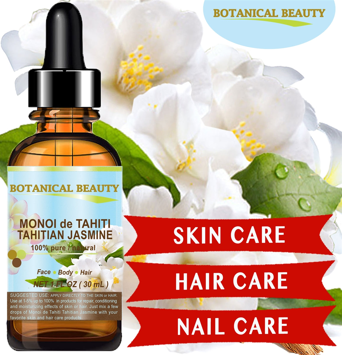 Monoi de Tahiti Oil Tahitian Jasmine