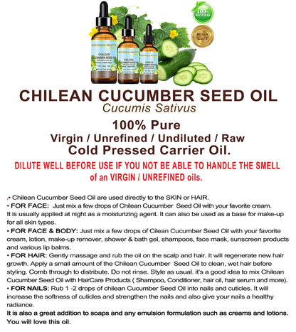 Chilean Cucumber Seed Oil Unrefined