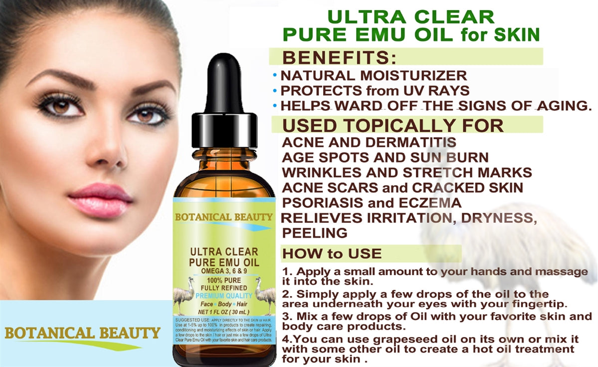 Ultra Clear Pure Emu Oil