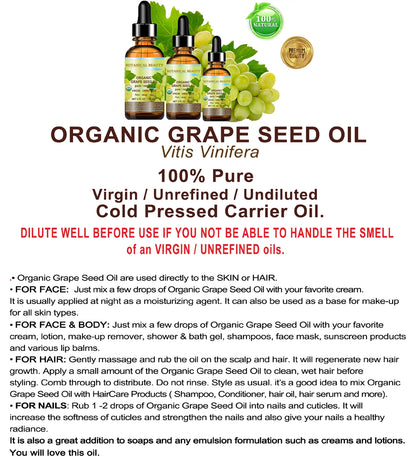 Organic Grape Seed Oil