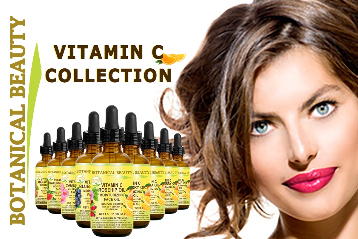 Aceite facial de arándanos y vitamina C