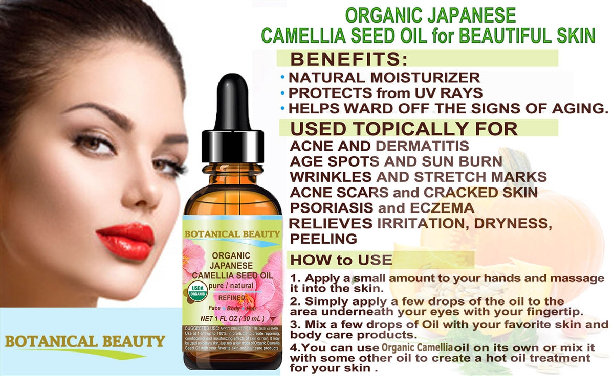 Organic Japanese Camellia Seed Oil