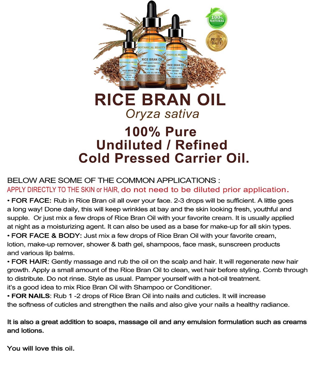 Rice Bran Oil Refined