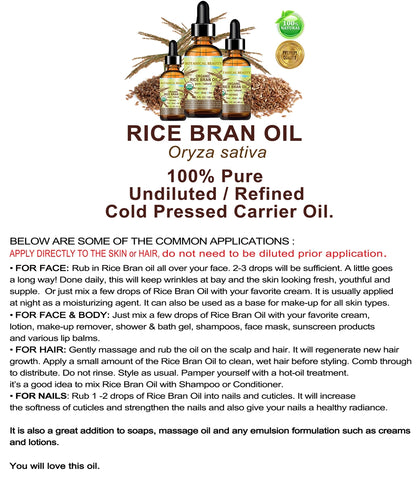 Organic Rice Bran Oil