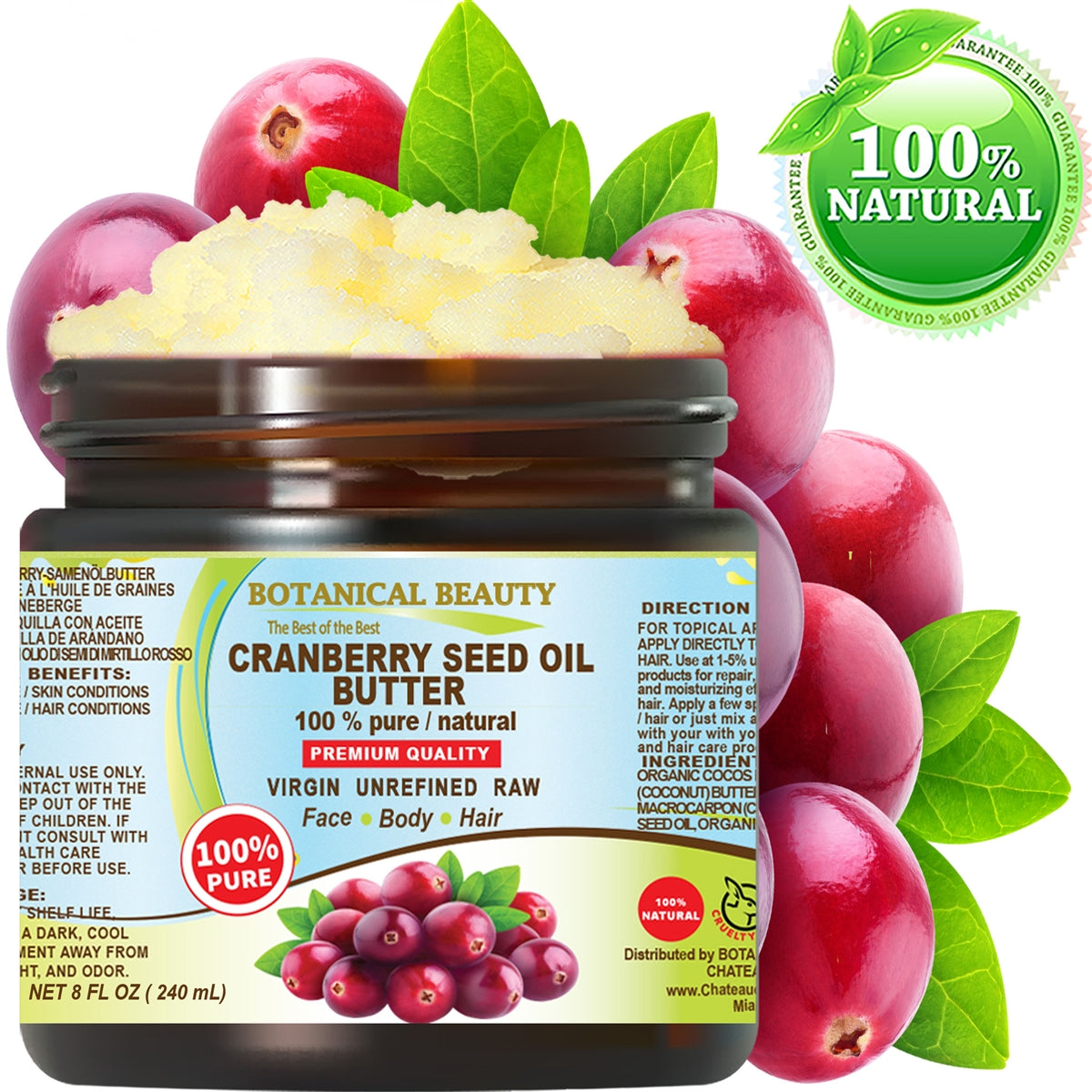 Cranberry Seed Oil Butter